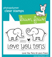 Lawn Fawn Love You Tons stamp set